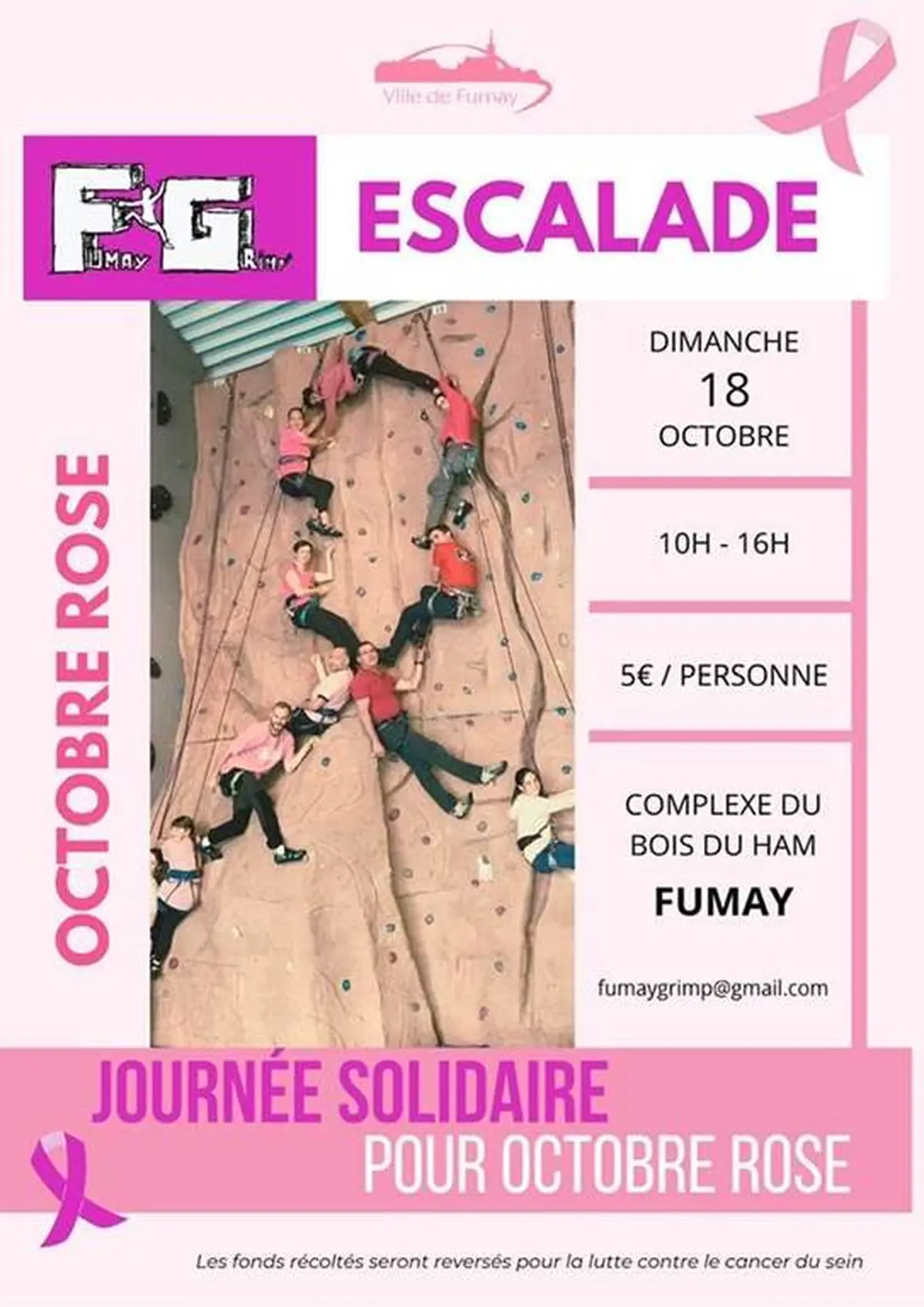 Octobre Rose : Escalade