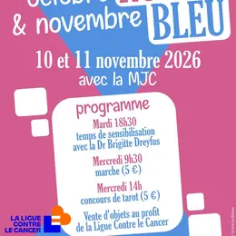 Octobre Rose et Novembre Bleu avec la MJC
