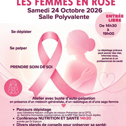 Octobre Rose - Les Femmes en Rose - Fontvieille