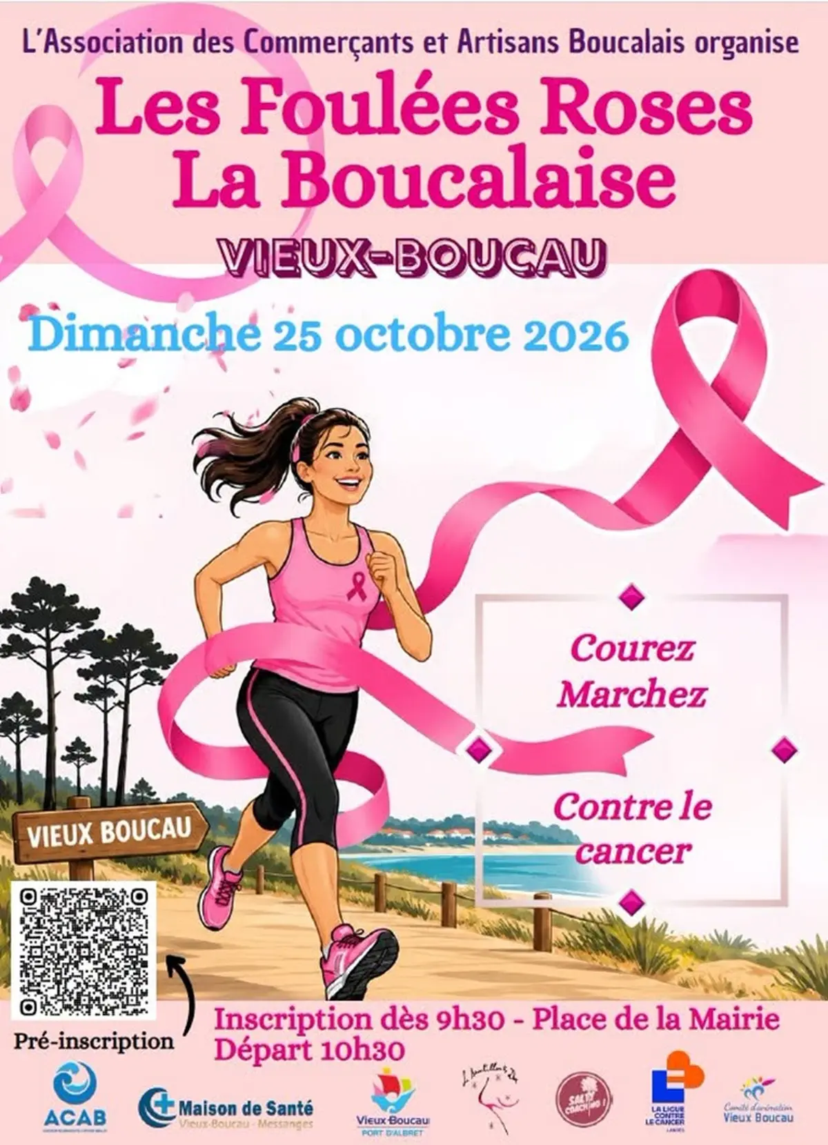 Octobre rose / Les foulées roses La Boucalaise