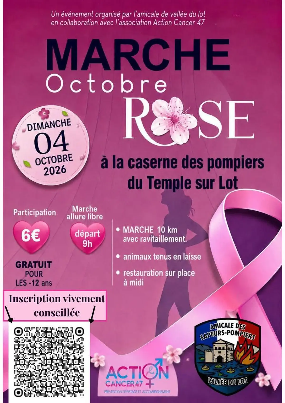 Octobre rose : marche