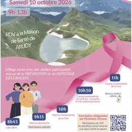 Octobre rose : Marche / course / ateliers de prévention