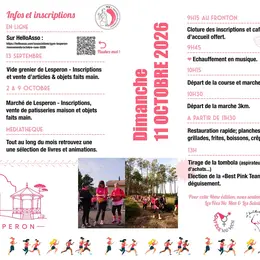 Octobre Rose Marche/ Course solidaire contre le cancer - Lesperon