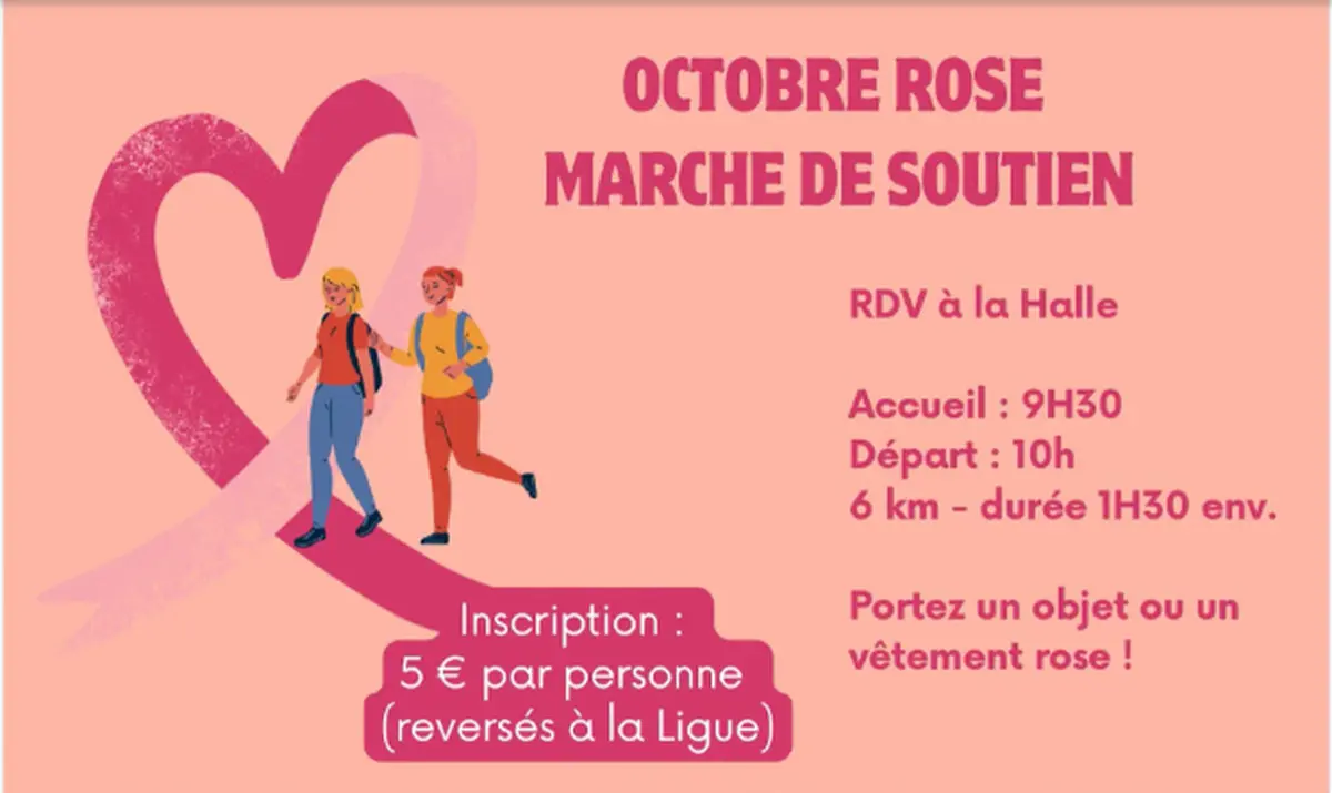 Octobre Rose - Marche de soutien
