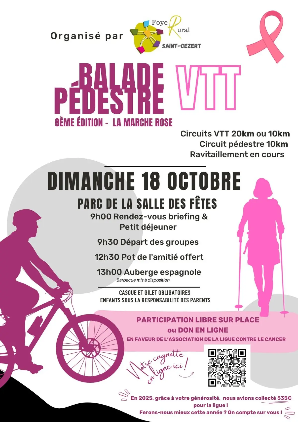 Octobre Rose : Marche & Vtt