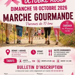 Octobre rose : marche gourmande