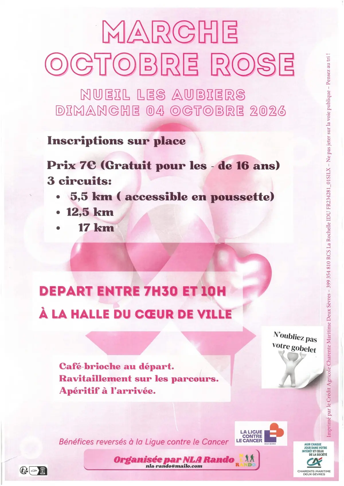Octobre Rose - Marche rose