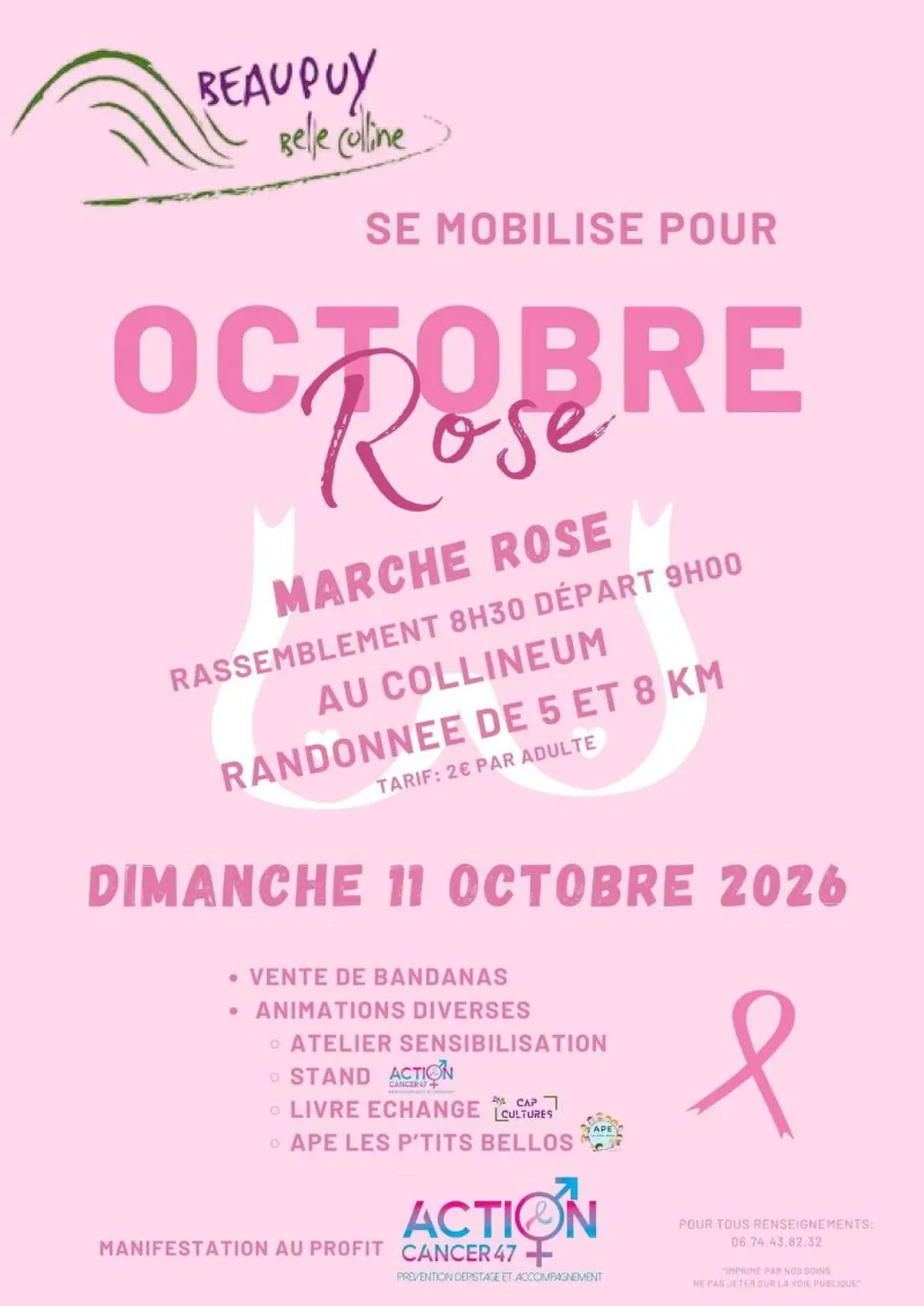 Octobre Rose - Marche Rose