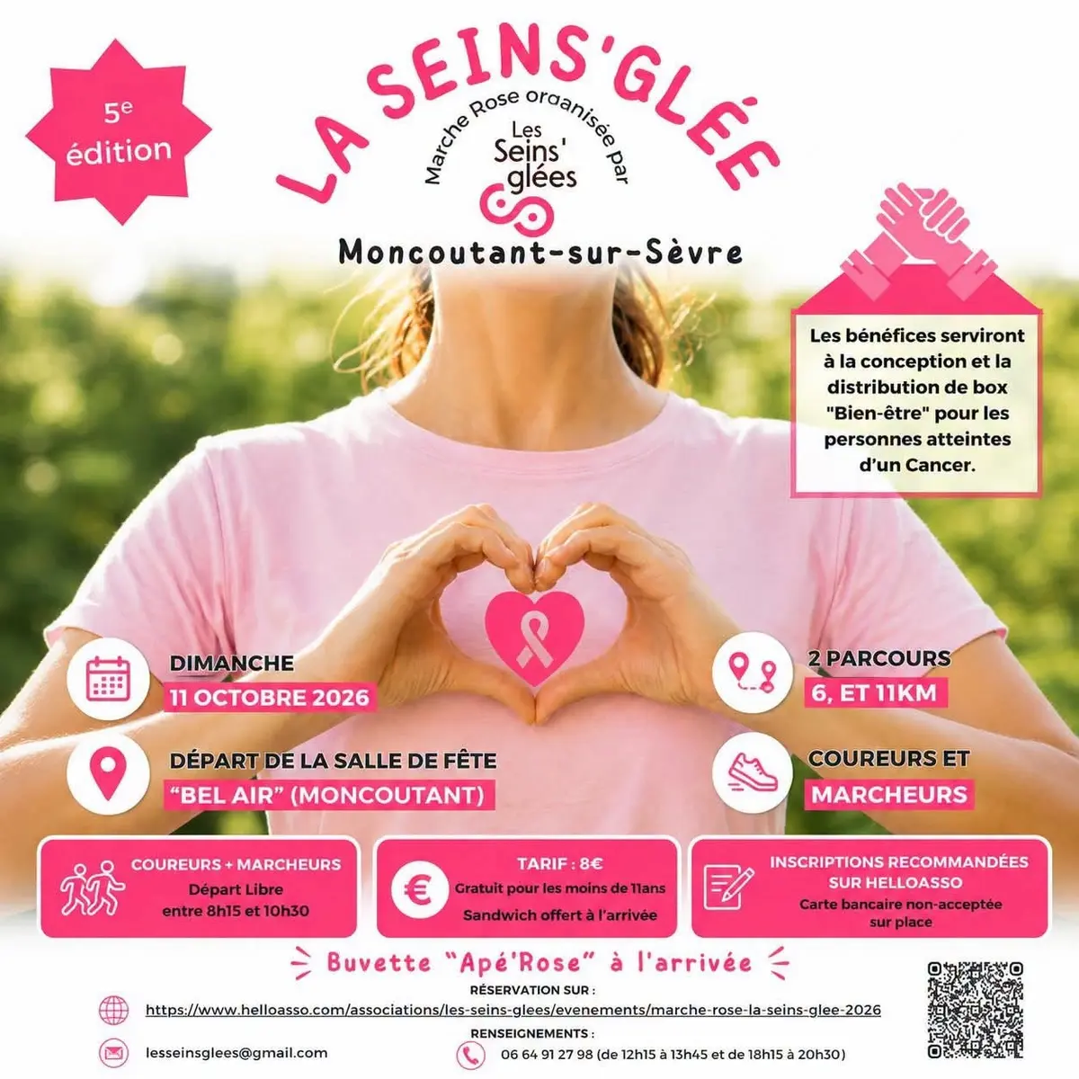 Octobre Rose - Marche rose La Seins'glée