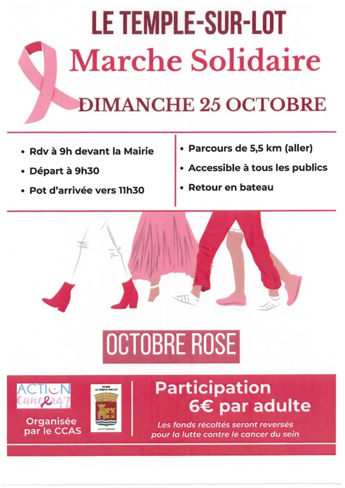 Octobre rose : marche solidaire