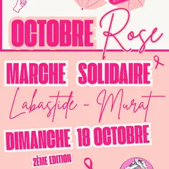Octobre Rose, marche solidaire - 2° édition