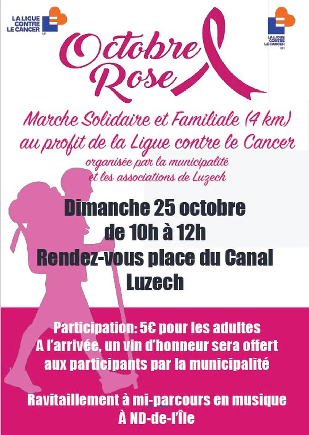 Octobre rose : marche solidaire à Luzech