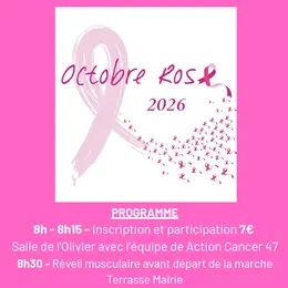 Octobre rose : marches à Castelmoron