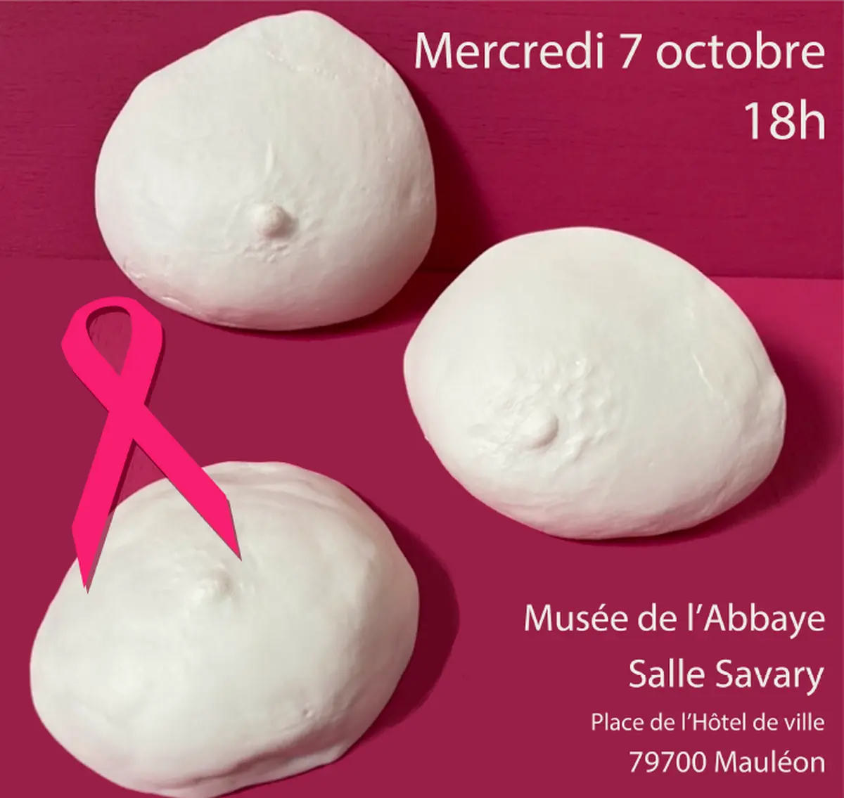 Octobre Rose - Musée L'Abbaye - Vernissage de l'action céramique solidaire