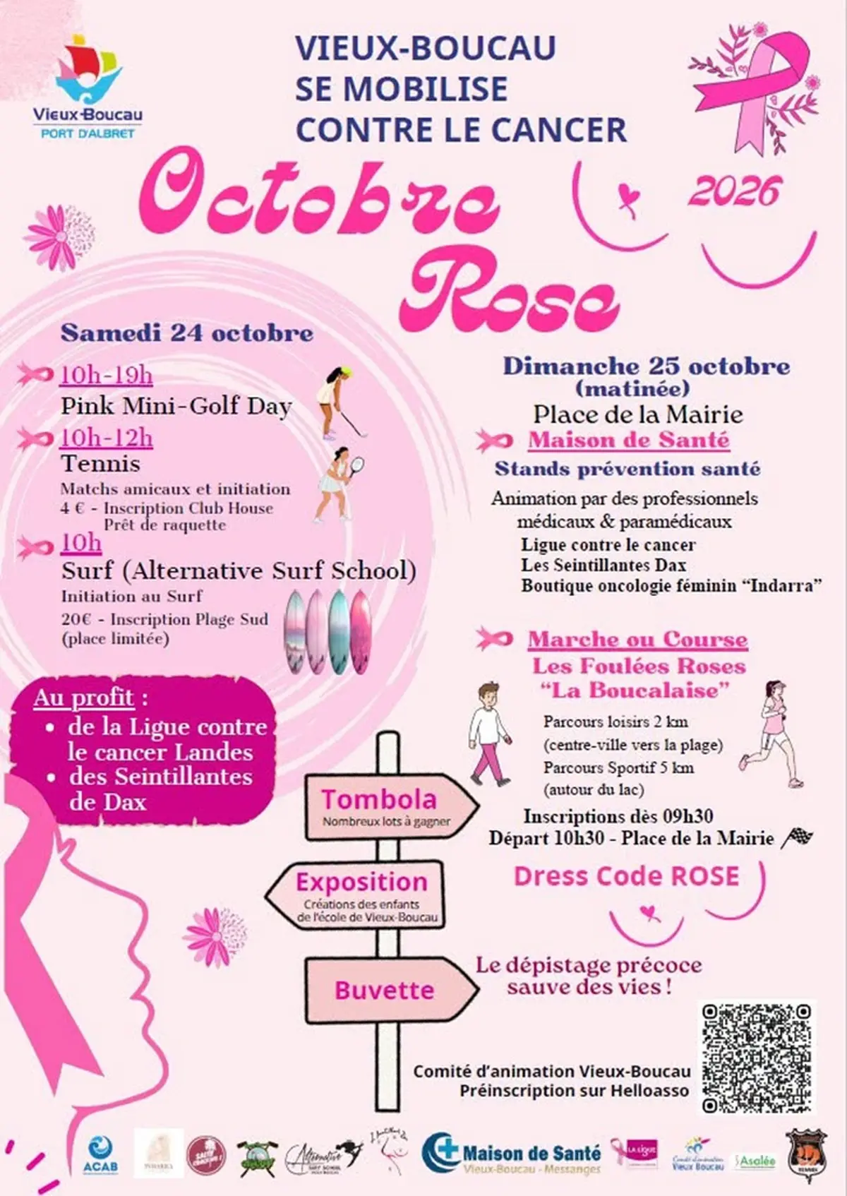 Octobre rose / Pink mini-golf day