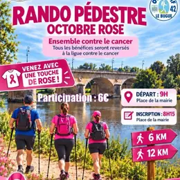 Octobre rose - Randonnée pédestre au Bugue