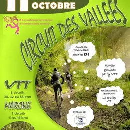 Octobre Rose : Randonnées Circuit des Vallées