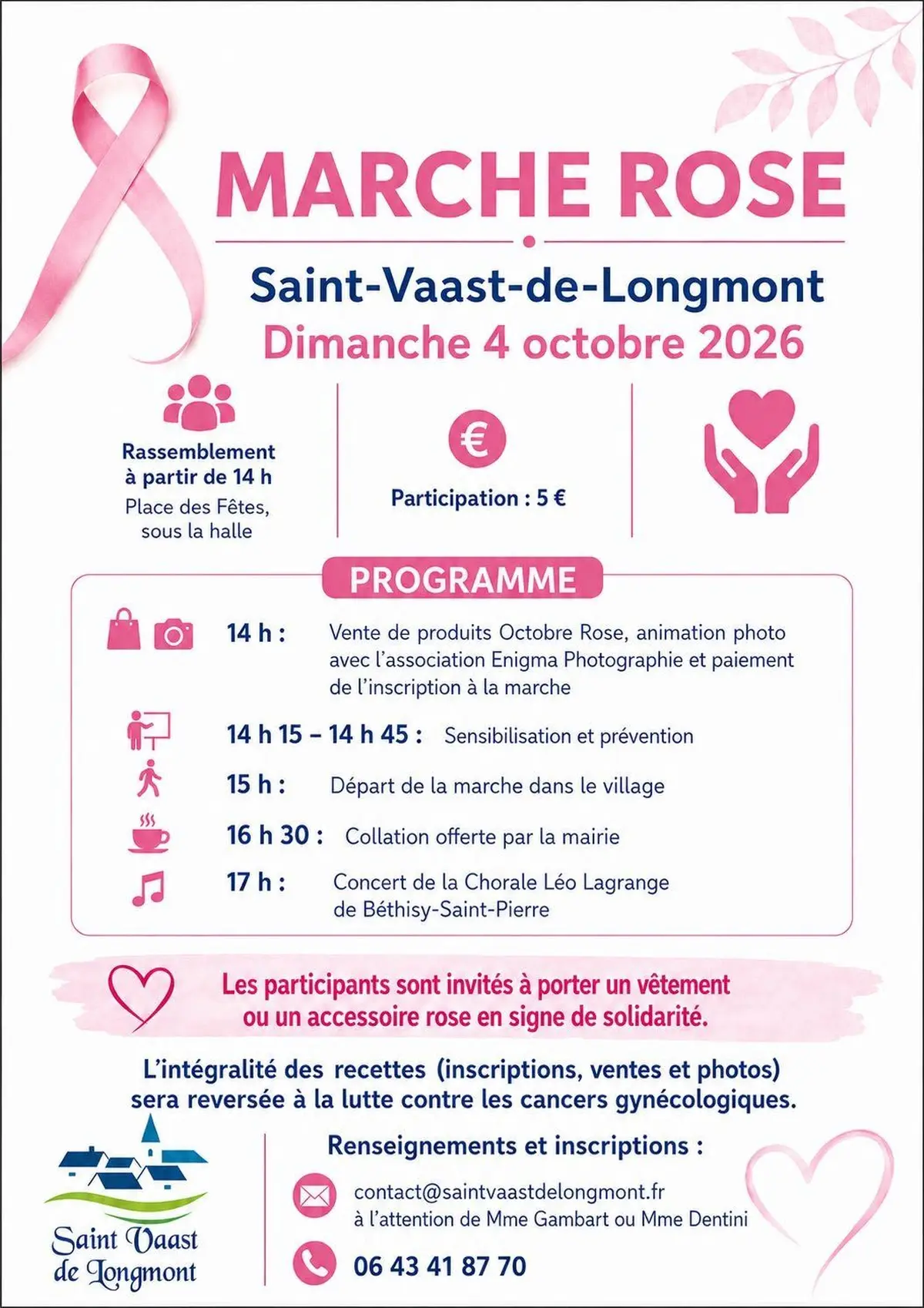 Octobre Rose | Saint Vaast de Longmont