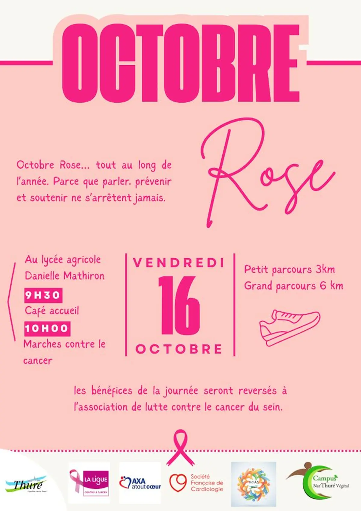 Octobre Rose… tout au long de l'année !