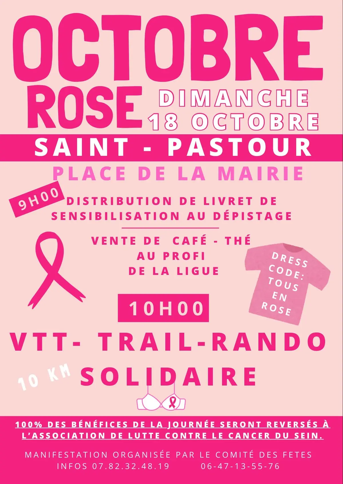 Octobre rose : trail et randonnée