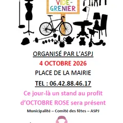 Octobre Rose - Vide grenier à Journiac