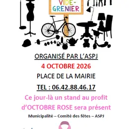 Octobre Rose - Vide grenier à Journiac