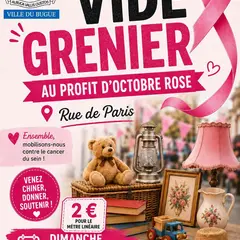 Octobre rose - Vide grenier au Bugue