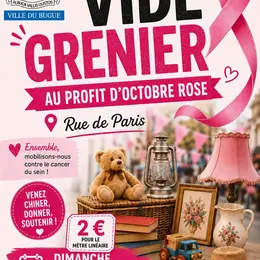 Octobre rose - Vide grenier au Bugue