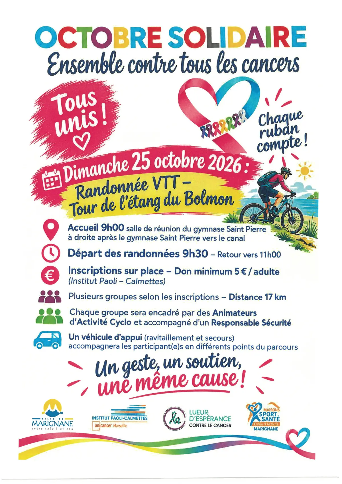 Octobre Solidaire : Randonnée VTT