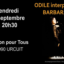 Odile chante Barbara : Une soirée poétique et intime