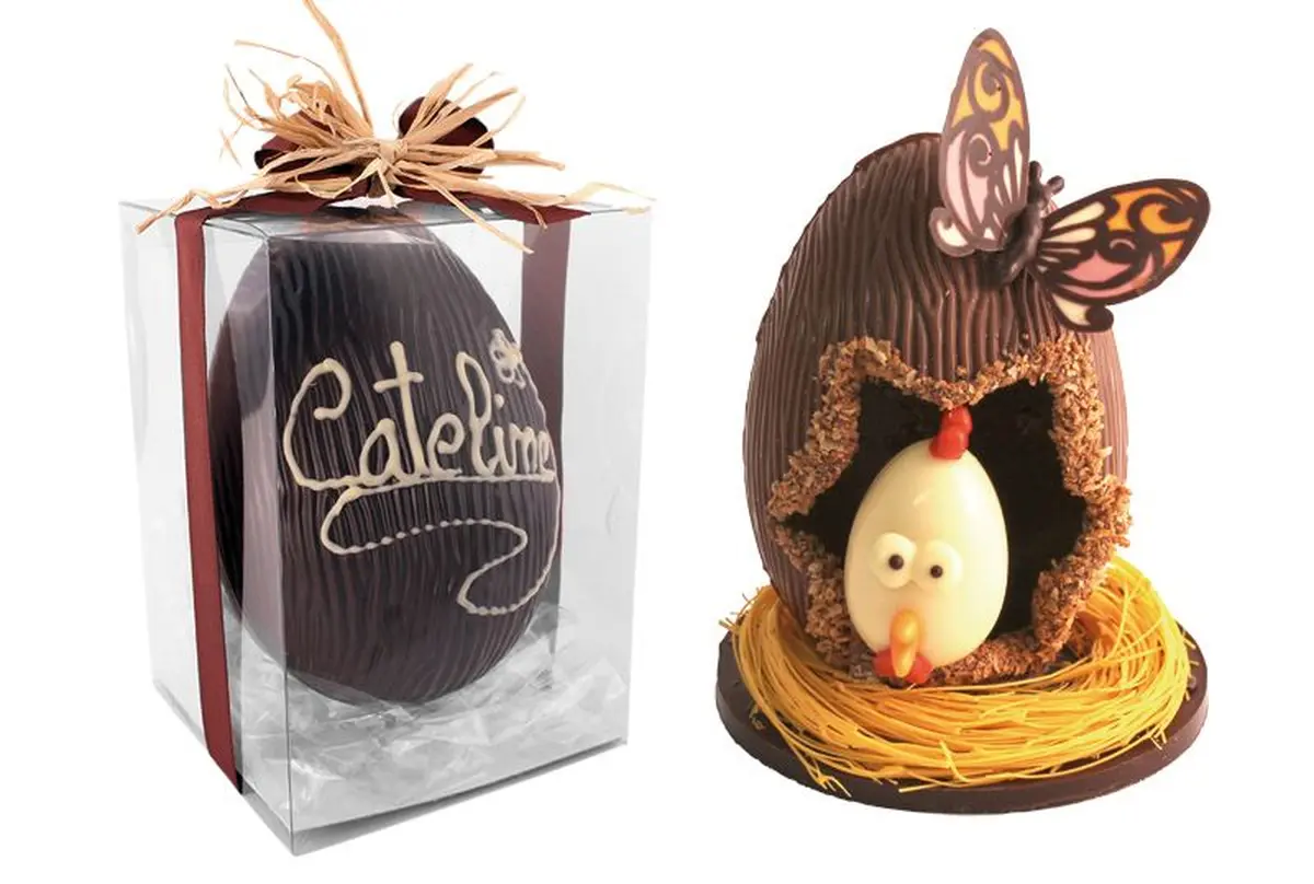 Oeuf à personnaliser & Oeuf avec son papillon - Abtey