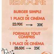 Offre restau - ciné
