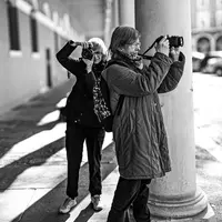 Le cours de photographie, animé par Gérard Dubail DR
