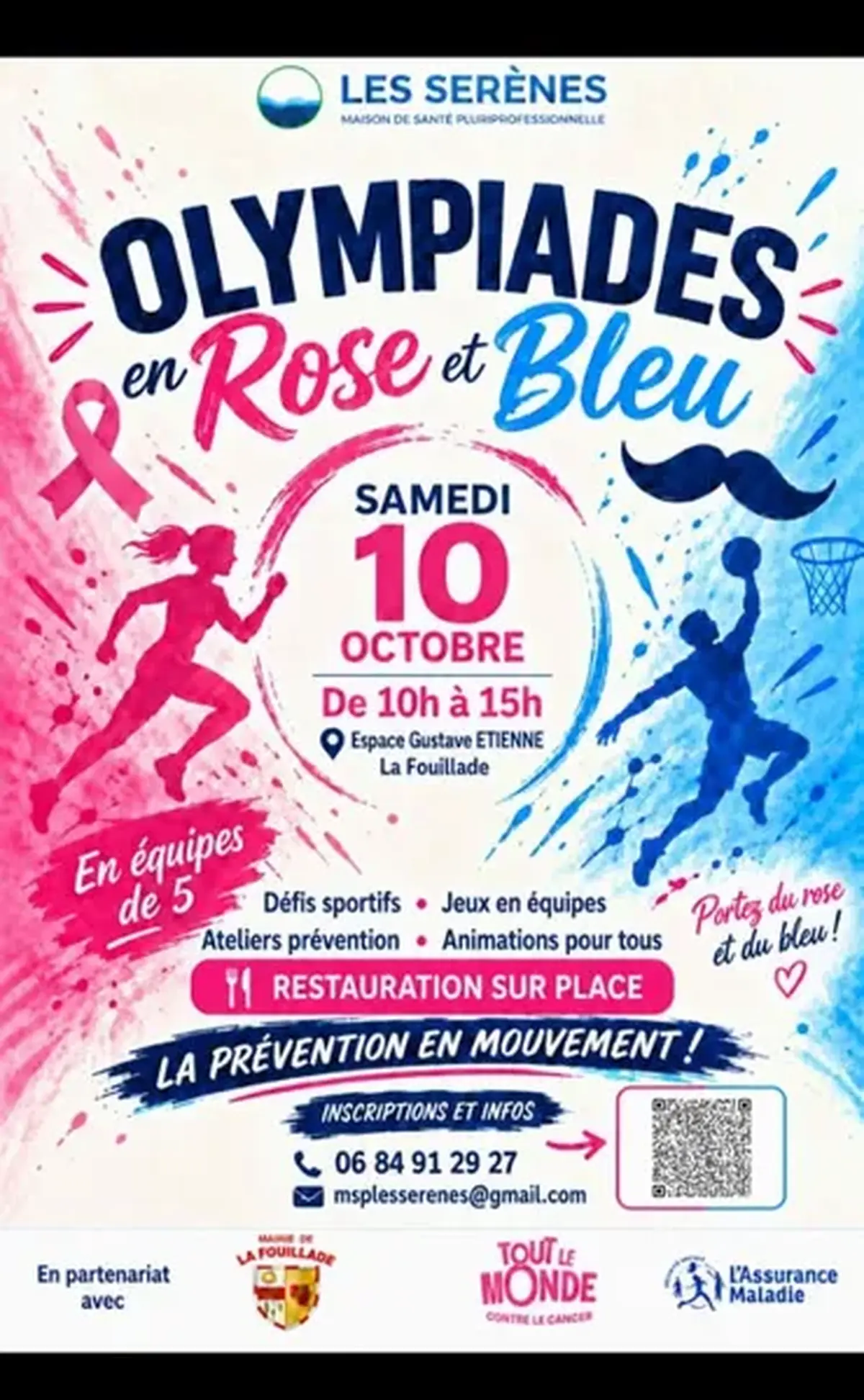 Olympiades en rose et bleu
