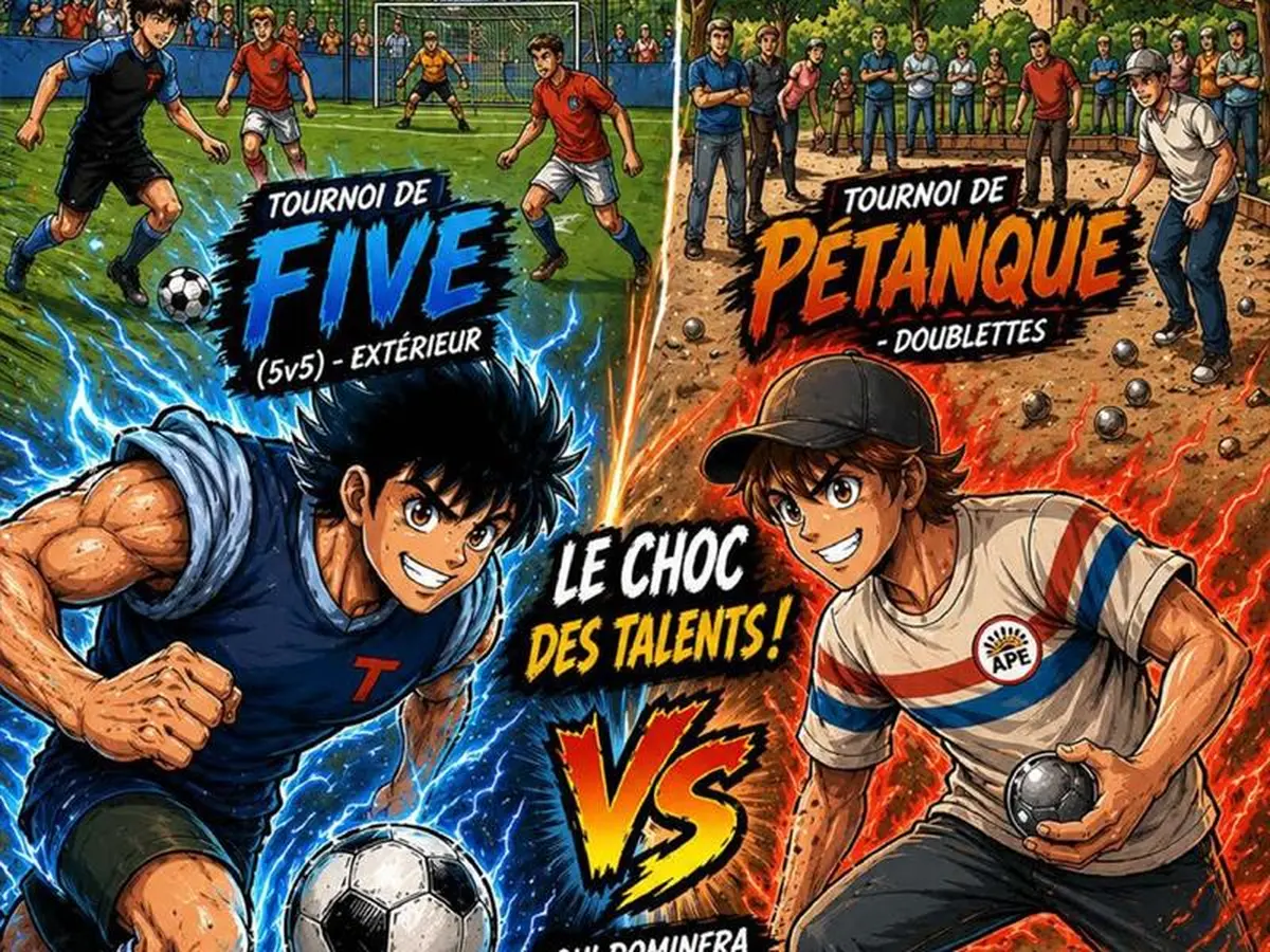 Olympiades football et pétanque
