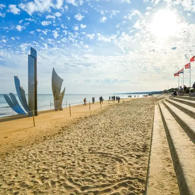 Plage du débarquement : Omaha Beach