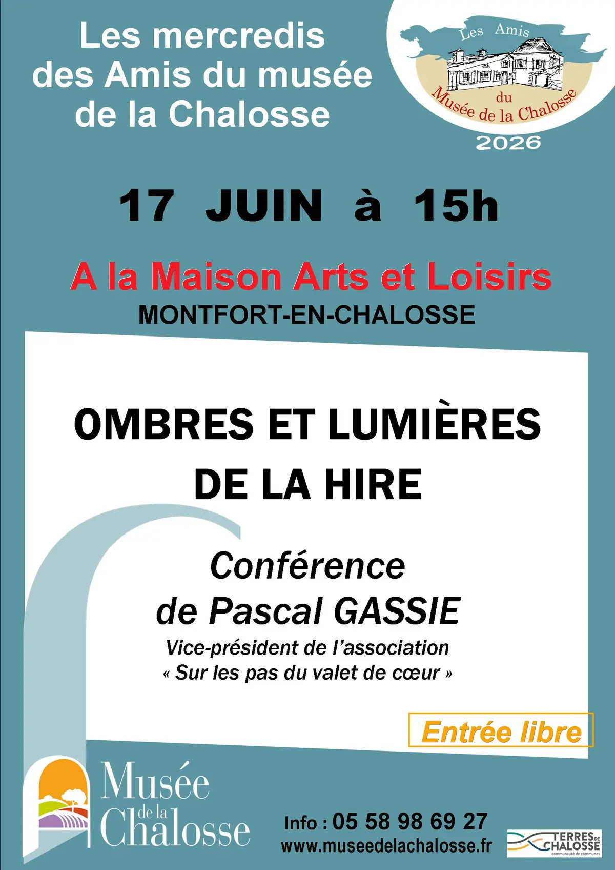 OMBRES ET LUMIERES DE LA HIRE conférence de Pascal Gassie