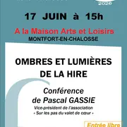 OMBRES ET LUMIERES DE LA HIRE conférence de Pascal Gassie
