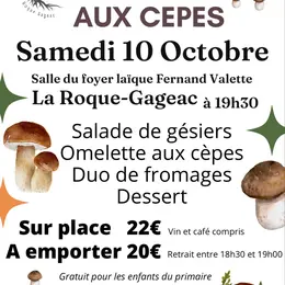Omelette au Cèpes