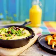 Omelette aux champignons d’automne