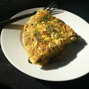 Omelette géante à l'aillet