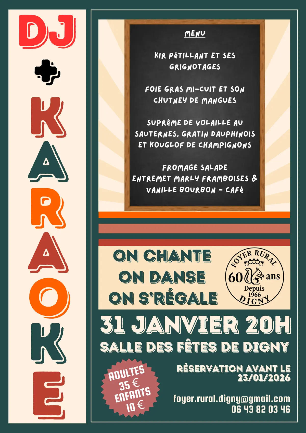 On chante, on danse, on s'régale