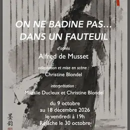 On ne badine pas... dans un fauteuil