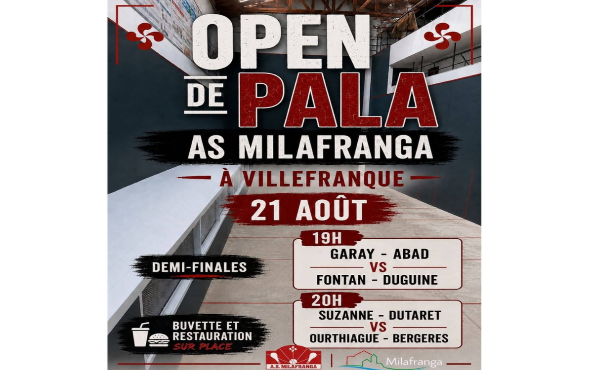 Open de pala : AS Milafranga