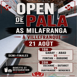 Open de pala : AS Milafranga