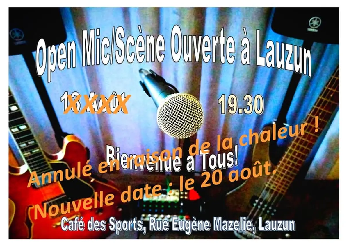 Open mic / scène ouverte