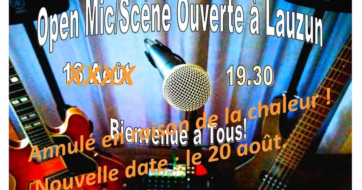 Open mic / scène ouverte