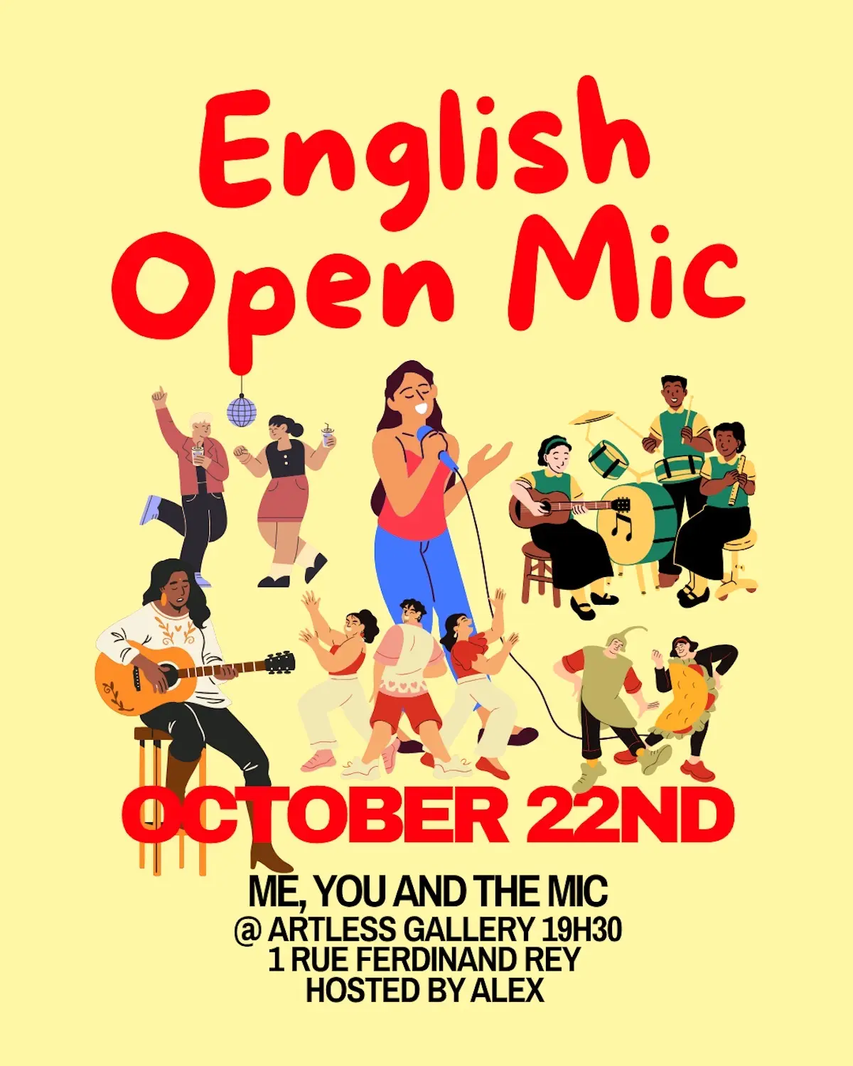 Open mic / scène ouverte