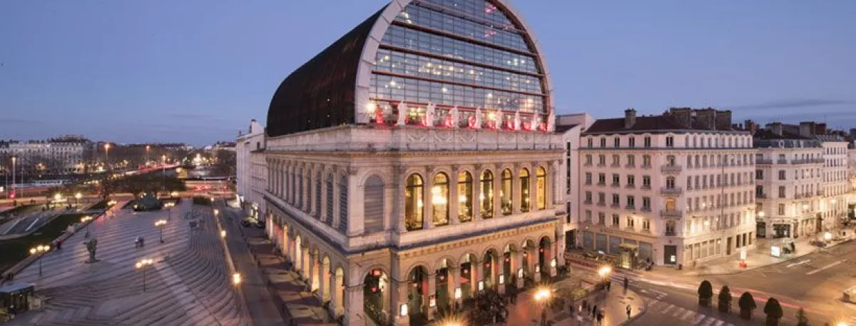 Le bâtiment de l'Opéra de Lyon est emblématique de la Ville des Lumières