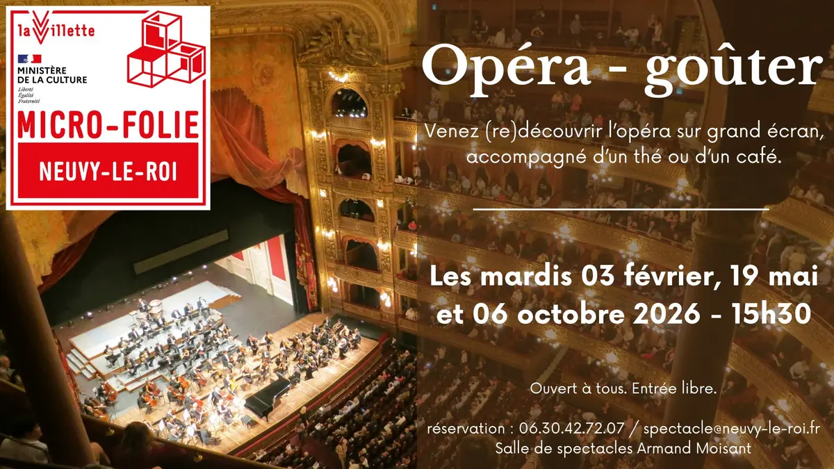 Opéra- Goûter dans le cadre des microfolies (musée numérique)